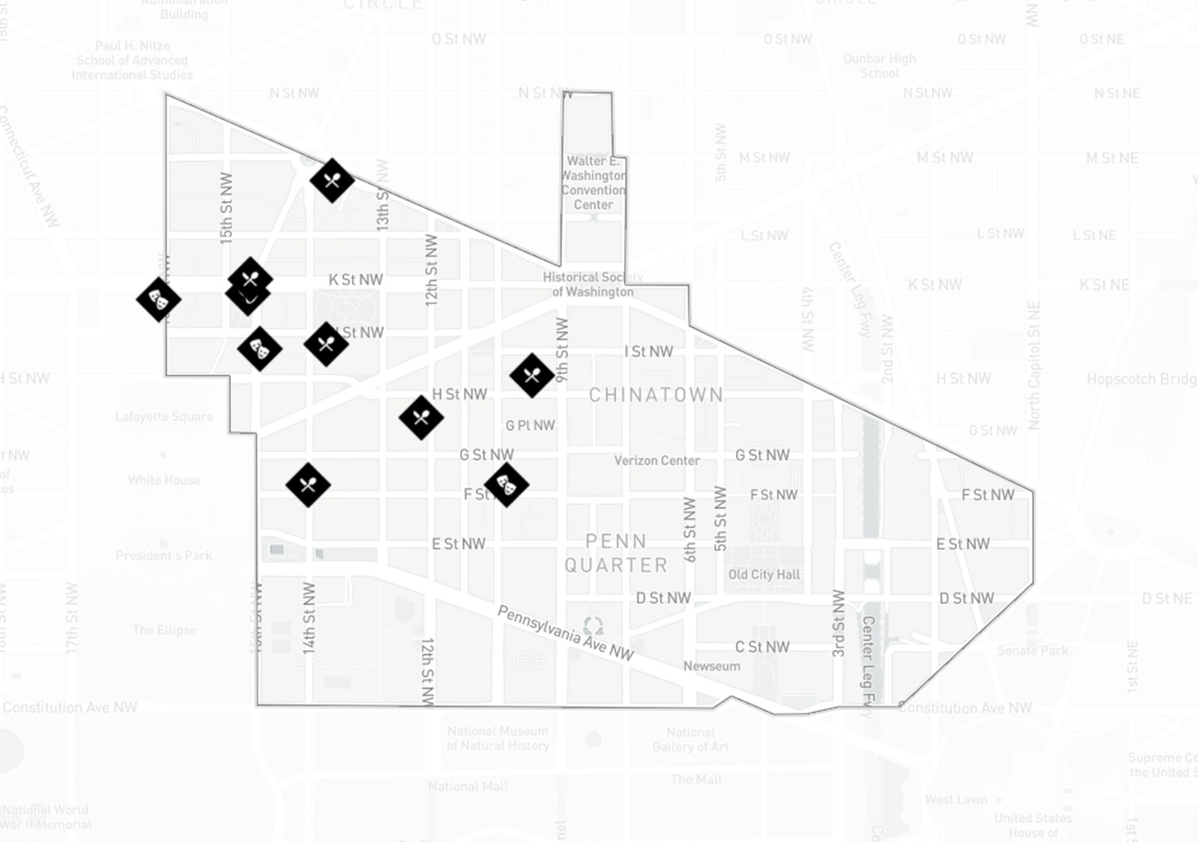 DowntownDC is located in the heart of Washington, D.C.