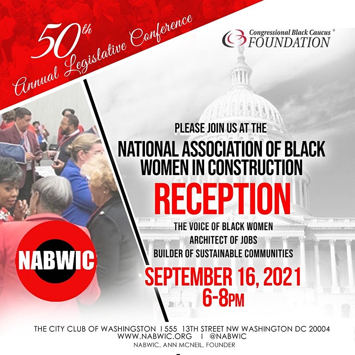 DowntownDC | NABWIC 2021 Congressional Black Caucus (CBC) Reception