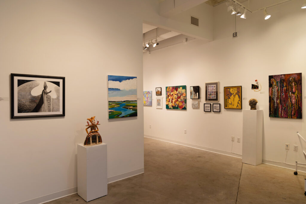 Member artists' work in Touchstone Gallery
